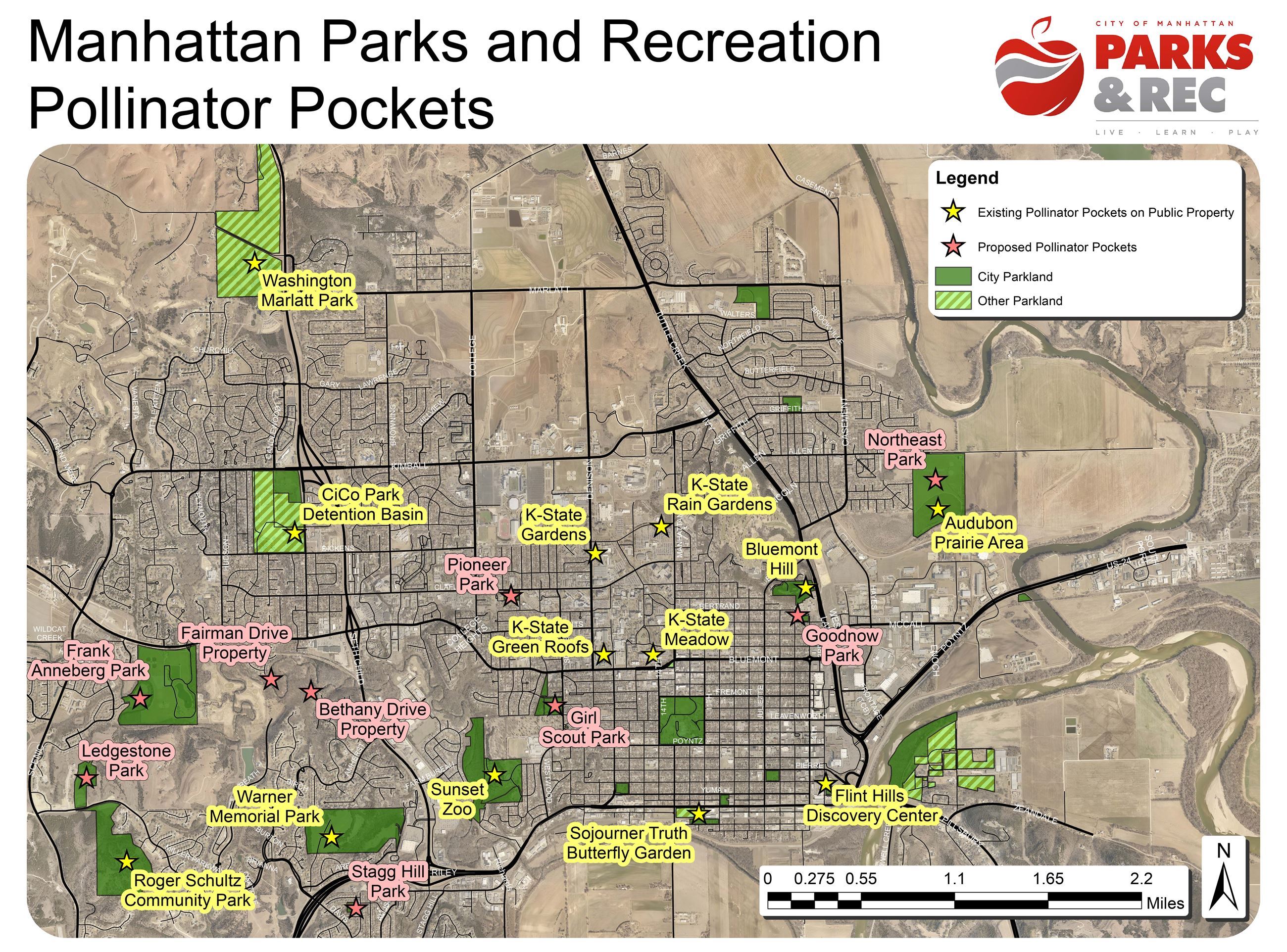 Manhattan Parks & Recreation Pollinator Pockets