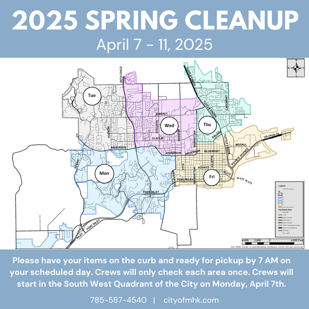 2025 Spring Cleanup Map