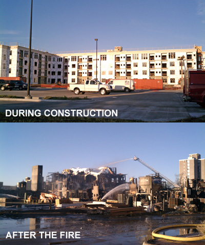 Strasser Apartments Fire